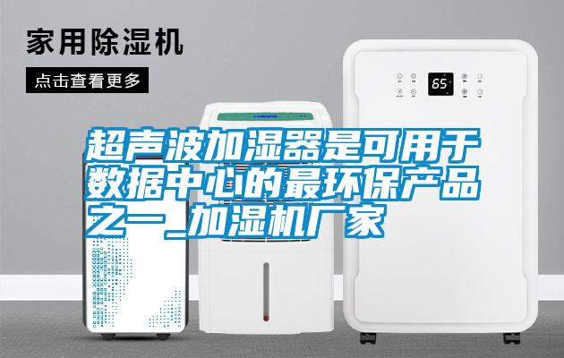 超声波加湿器是可用于数据中心的最环保产品之一_加湿机厂家