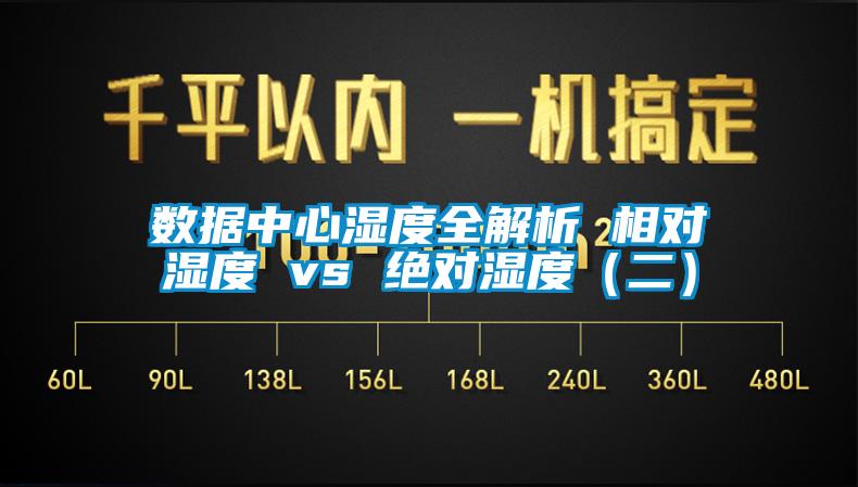 数据中心湿度全解析 相对湿度 vs 绝对湿度（二）