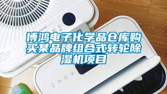 博鸿电子化学品仓库购买某品牌组合式转轮除湿机项目