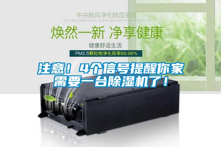 注意！4个信号提醒你家需要一台除湿机了！