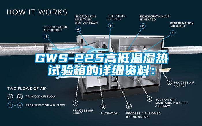 GWS-225高低温湿热试验箱的详细资料：