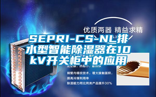 SEPRI-CS-NL排水型智能除湿器在10kV开关柜中的应用