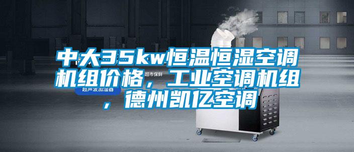 中大35kw恒温恒湿空调机组价格，工业空调机组，德州凯亿空调