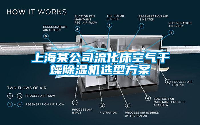 上海某公司流化床空气干燥除湿机选型方案