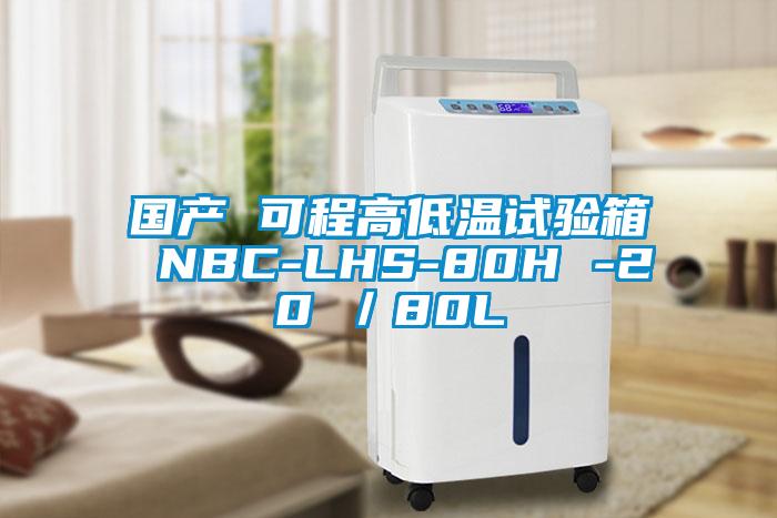 国产 可程高低温试验箱 NBC-LHS-80H -20℃／80L