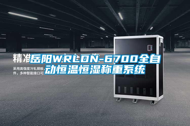 岳阳WRLDN-6700全自动恒温恒湿称重系统