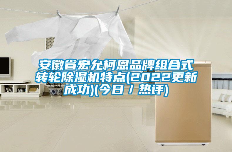 安徽省宏允柯恩品牌组合式转轮除湿机特点(2022更新成功)(今日／热评)