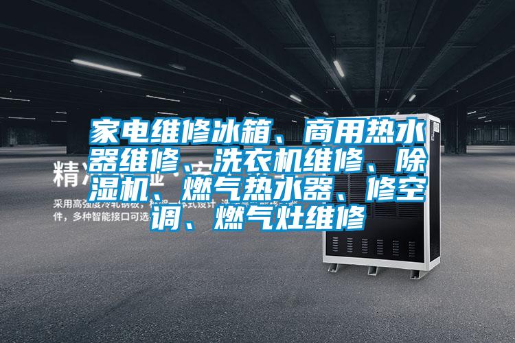 家电维修冰箱、商用热水器维修、洗衣机维修、除湿机、燃气热水器、修空调、燃气灶维修