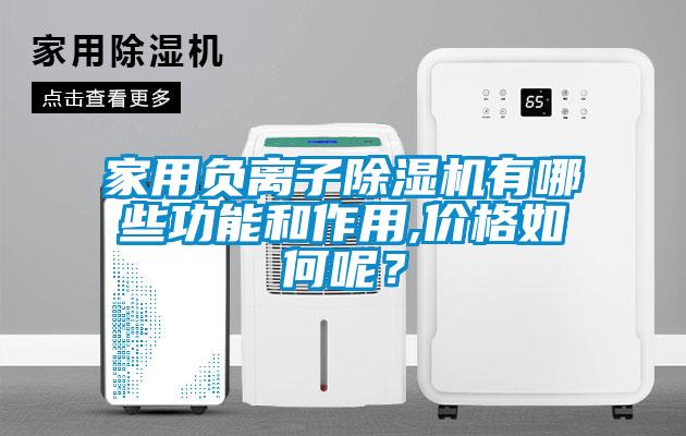 家用负离子除湿机有哪些功能和作用,价格如何呢？