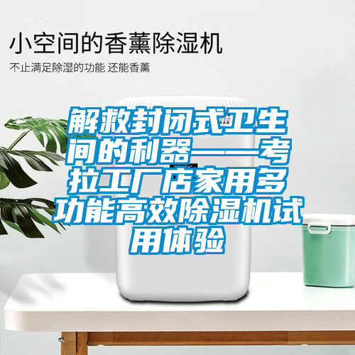 解救封闭式卫生间的利器——考拉工厂店家用多功能高效除湿机试用体验