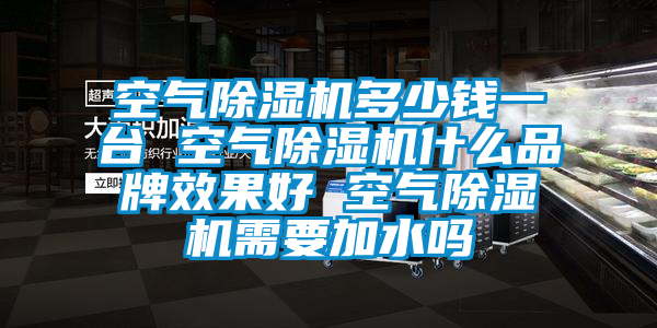 空气除湿机多少钱一台 空气除湿机什么品牌效果好 空气除湿机需要加水吗