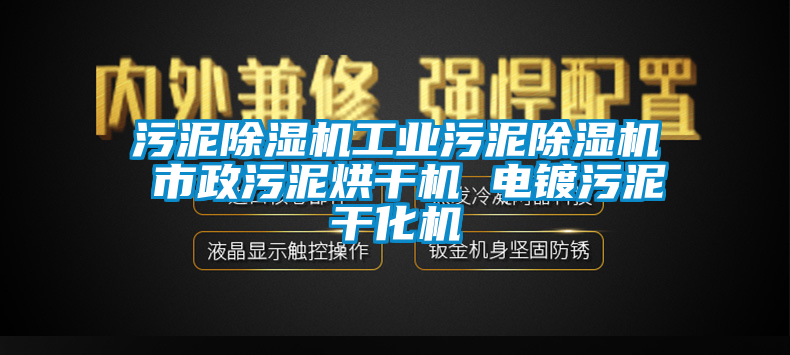 污泥除湿机工业污泥除湿机 市政污泥烘干机 电镀污泥干化机