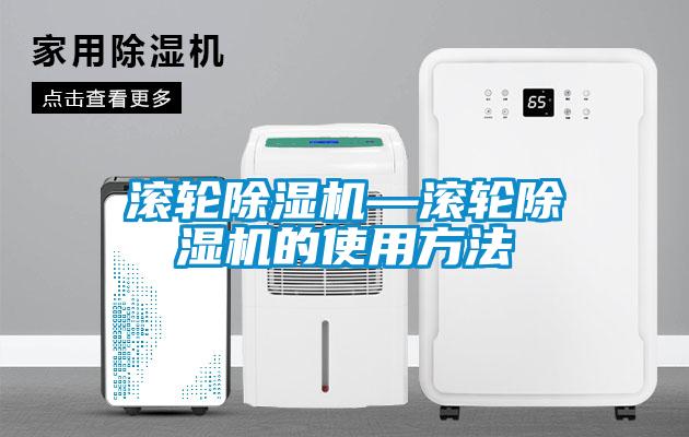 滚轮除湿机—滚轮除湿机的使用方法