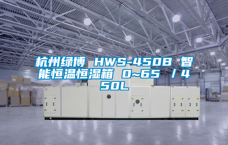 杭州绿博 HWS-450B 智能恒温恒湿箱 0~65℃／450L