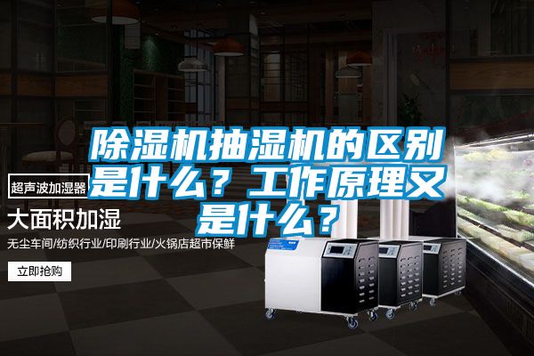 除湿机抽湿机的区别是什么？工作原理又是什么？