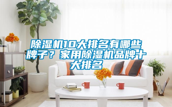 除湿机10大排名有哪些牌子？hthcom华体会
品牌十大排名