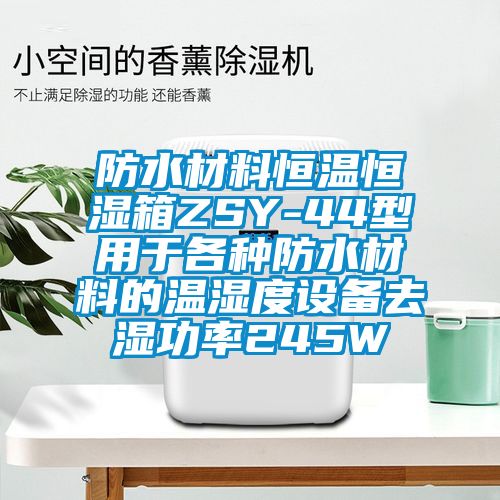 防水材料恒温恒湿箱ZSY-44型用于各种防水材料的温湿度设备去湿功率245W