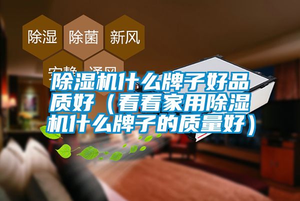 除湿机什么牌子好品质好（看看hthcom华体会
什么牌子的质量好）