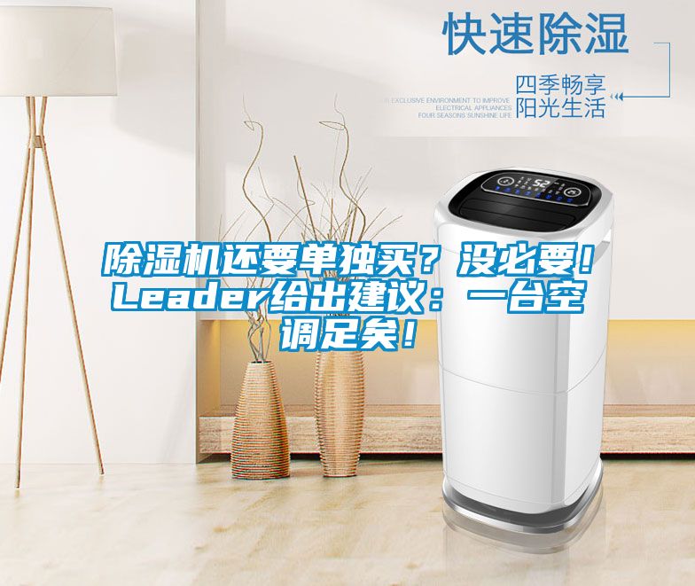 除湿机还要单独买？没必要！Leader给出建议：一台空调足矣！